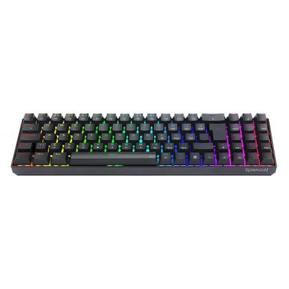 Imagem de Teclado Mecânico Gamer Redragon Zed Pro, RGB, Switch Brown, ABNT2, Black