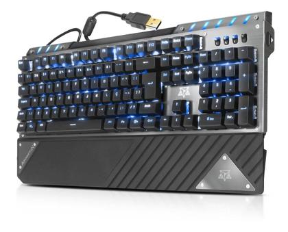 Teclado Mecânico Gamer Rgb Adamantiun Ark AK-6000 Led Abnt2