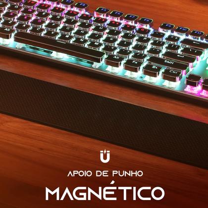 Teclado mecânico RGB para jogos Teclado Mecânico Gamer Switch Blue Led Rgb 7 Cores Rainbow