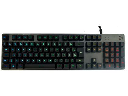 Teclado Mecânico Gamer RGB Logitech G512 Carbon - USB ABNT2 Preto