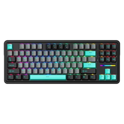 Imagem de Teclado Mecânico Gamer RGB Machenike KG87 Switch Silver