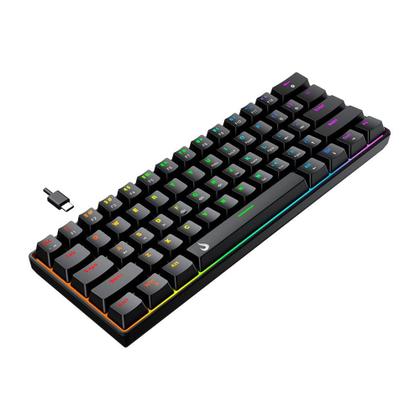 Imagem de Teclado Mecânico Gamer Rise Mode GM1 Black, RGB, Switch Outemu Blue - RM-TCM-GM1-BBLUE