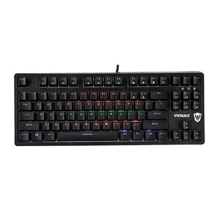 Imagem de Teclado Mecânico Gamer Sate K5 Switch Blue RGB USB