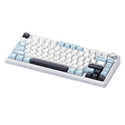 Imagem de Teclado Mecânico Gamer Sem Fio Bluetooth AULA F75 RGB PBT Layout 75% Perfil OEM