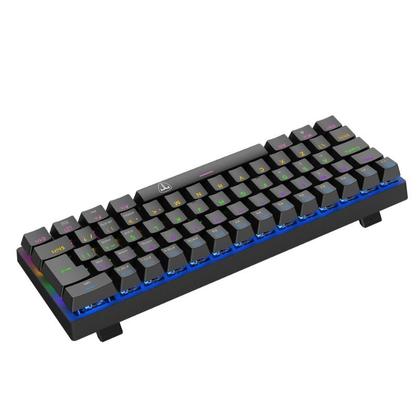 Imagem de Teclado Mecânico Gamer T-Dagger Arena Rainbow Preto 60% Switch Marrom - T-TGK321-BR