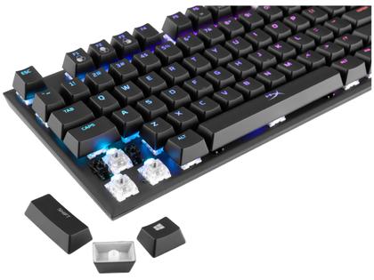 Imagem de Teclado Mecânico Gamer USB HyperX Preto