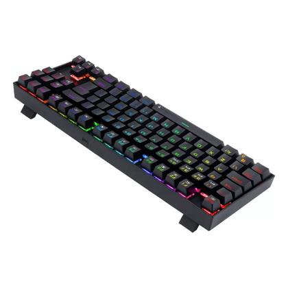 Imagem de Teclado Mecânico Kumara PRO Preto Sem Fio RGB Switch Marrom