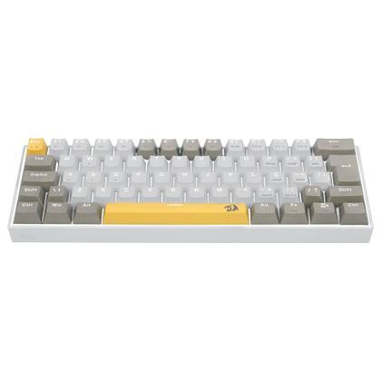 Imagem de Teclado Mecânico Lakshmi Redragon Branco SwitchBrown K606-YL