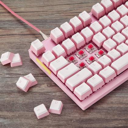 Imagem de Teclado Mecânico MOTOSPEED K82 RGB Gamer Rosa