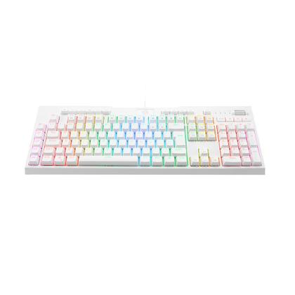 Imagem de Teclado Mecânico Óptico Gamer Redragon Brahma Pro RGB, Switch Blue, White, ABNT2