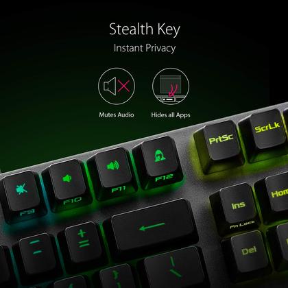 Imagem de Teclado Mecânico para Games ASUS ROG Strix Scope RX - Preto