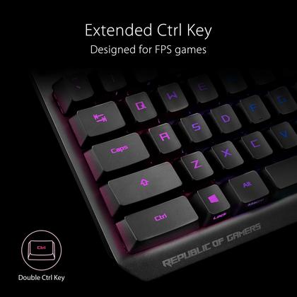 Imagem de Teclado Mecânico para Games ASUS ROG Strix Scope RX - Preto