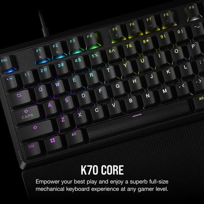 Imagem de Teclado Mecânico para Games Corsair K70 CORE RGB - Preto