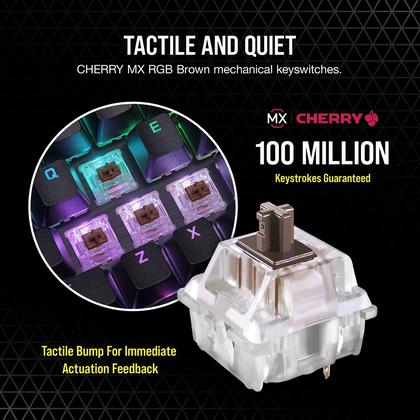 Imagem de Teclado Mecânico para Games Corsair K70 RGB PRO - Switches Cherry MX Brown