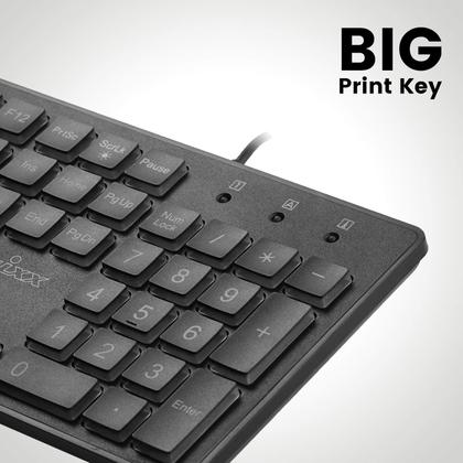 Imagem de Teclado Mecânico Perixx PERIBOARD-317 com Fio e Retroiluminação USB - Preto