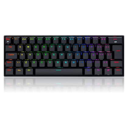 Teclado Mecânico Redragon Draconic Pro - ABNT2 - 60% - Switch Marrom - RGB - Preto- K530RGB-PRO