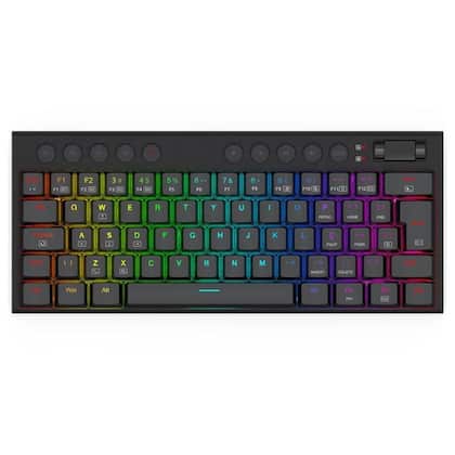 Teclado Mecânico Redragon Horus Mini RGB Low Profile 60% Switch Brown Preto - K632-RGB