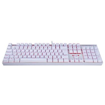 Imagem de Teclado Mecânico Redragon Mitra K551W Branco Switch Brown