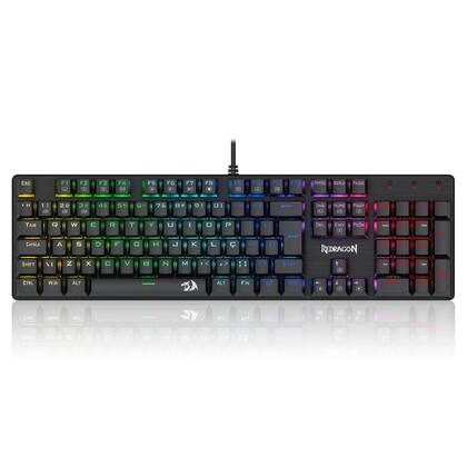 Teclado Mecânico Redragon Sindri Rainbow Switch Brown USB - K671