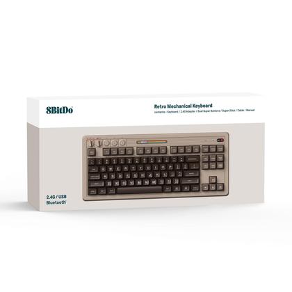 Imagem de Teclado Mecânico Retro 8BitDo Bluetooth/2.4G/USB-C - Modelo C64