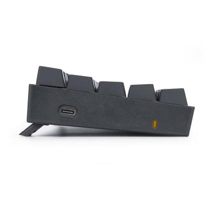 Imagem de Teclado mecanico usb gamer lakshmi rainbow switch black redragon k606r preto