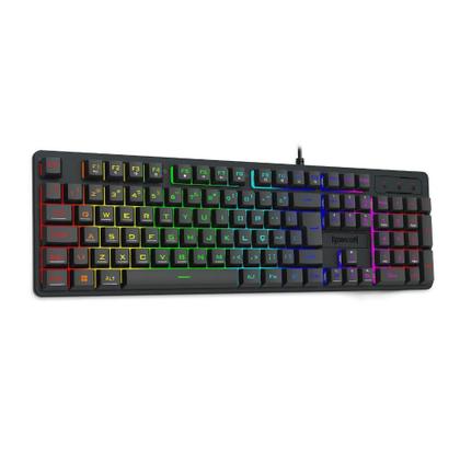 Imagem de Teclado Membrana Gamer Redragon Netherbane Rgb K521 Preto