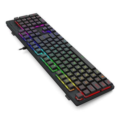Imagem de Teclado Membrana Gamer Redragon Netherbane Rgb K521 Preto