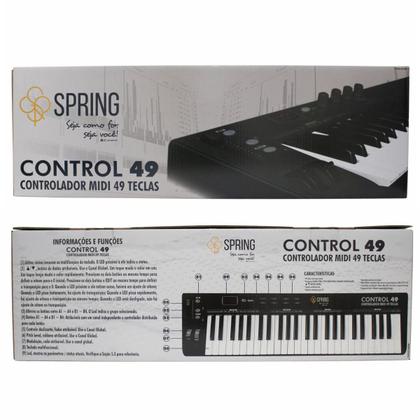 Imagem de Teclado Midi Controladora Controlador 49 Teclas Usb Interfac