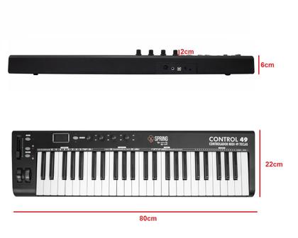 Imagem de Teclado Midi Controladora Controlador 49 Teclas Usb Interfac