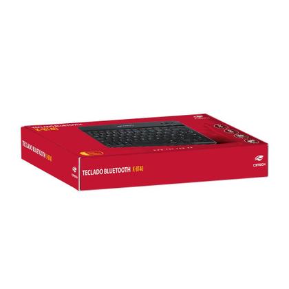 Imagem de Teclado Mini C3Tech KBT40BK Bluetooth Até 10m Preto