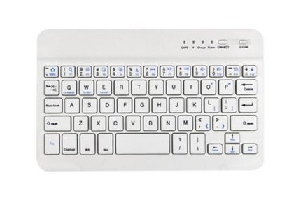 Imagem de Teclado Mini Com Mouse Bluetooth + Sup P/ Tablet Galaxy S6 Lite P615