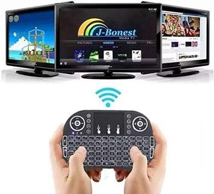 Imagem de Teclado Mini Keyboard Air Mouse Touch  sem fio LED