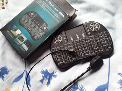 Imagem de Teclado Mini Keyboard Air Mouse Touch Tv sem fio Smart