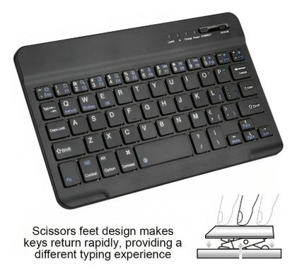 Imagem de Teclado + Mouse Bluetooth Para Tablet M9 + Caneta