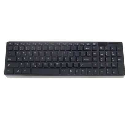 Imagem de Teclado Mouse Kit Slim Sem Fio Preto tc06