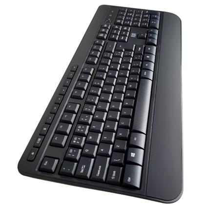 Imagem de Teclado Mouse Multimidia Sem Fio Silencioso USB Bluetooth