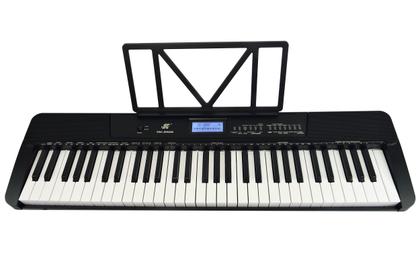 Imagem de Teclado Musical Arranjador Meike 61 Teclas MK-2902 MIDI - Sensitive - USB - Visor Lcd + Fonte Bivolt + Suporte Partitura