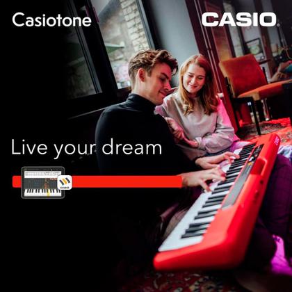 Imagem de Teclado Musical Casio Casiotone CT-S200RD Vermelho