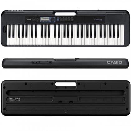Imagem de Teclado musical casio casiotone cts300 bk basico digital