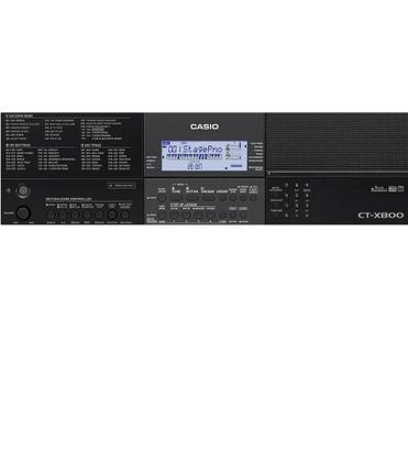 Imagem de Teclado musical casio ctx800c2-br intermed