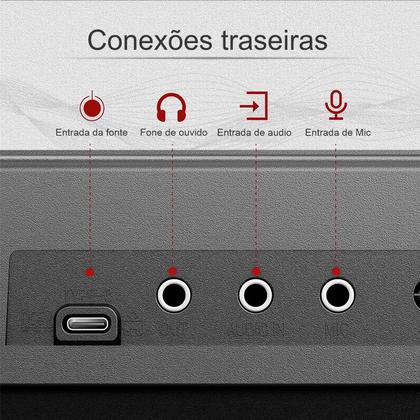 Imagem de Teclado Musical Estudante Iniciante 61 teclas Sonata SK6000