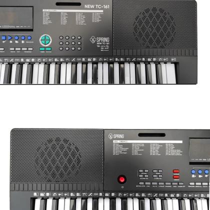 Imagem de Teclado Musical Iniciante Estudant Spring tc-161 Tipo Yamaha
