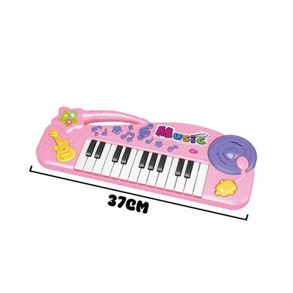 Imagem de Teclado Musical Luzes Piano Infantil Brinquedo Menino Menina - Dm Toys