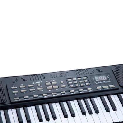 Imagem de Teclado Musical Para Iniciantes Queens 54 Teclas 12 Musicas