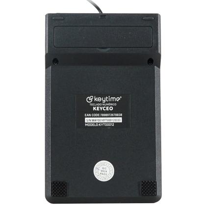 Imagem de Teclado Numérico Keytime Keyceo Com Cabo Preto