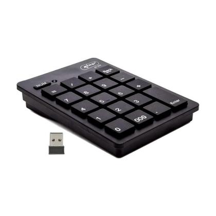 Imagem de Teclado Numerico Kp-2038 Knup Preto Wireless 2.4