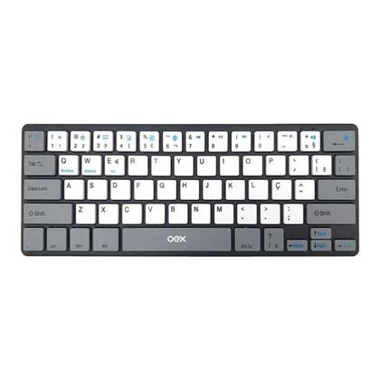 Imagem de Teclado OEX Sem Fio Bluetooth Concept Branco ABNT2