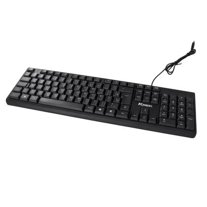 Imagem de Teclado Office Ktrok C/Fio USB Preto Layout ABNT2 Português