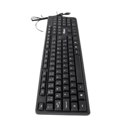 Imagem de Teclado Office Ktrok C/Fio USB Preto Layout ABNT2 Português