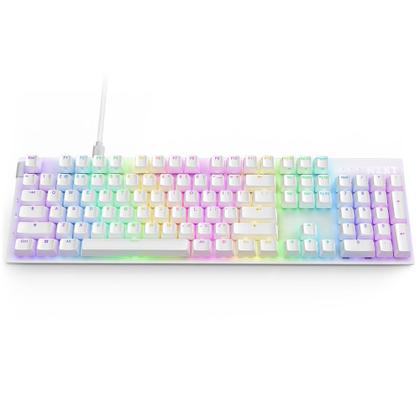 Imagem de Teclado Óptico Gamer NZXT Function 2 Full Size, RBG, USB-C, Layout US, Branco - KB-001NW-US